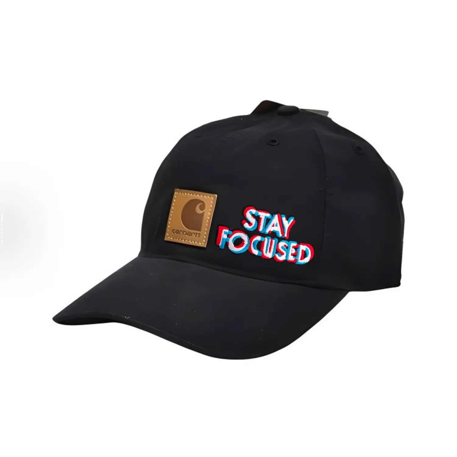 

Carhartt Хлопковая бейсболка унисекс черная, Black