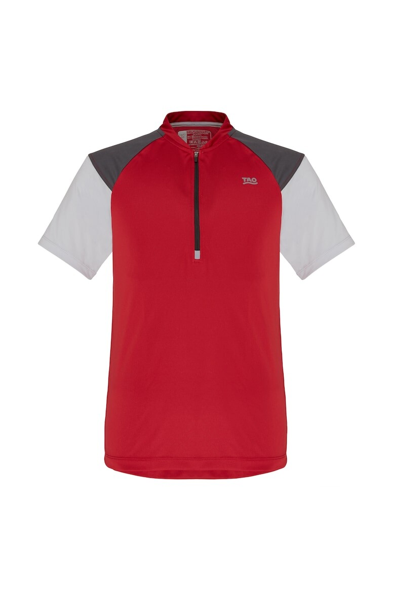 

Короткая футболка для бега Enfys на молнии Tao, красный