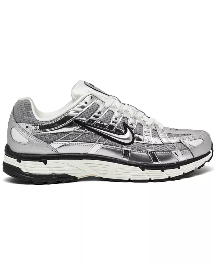Мужские повседневные кроссовки P-6000 от Finish Line Nike, серебряный — фото 2