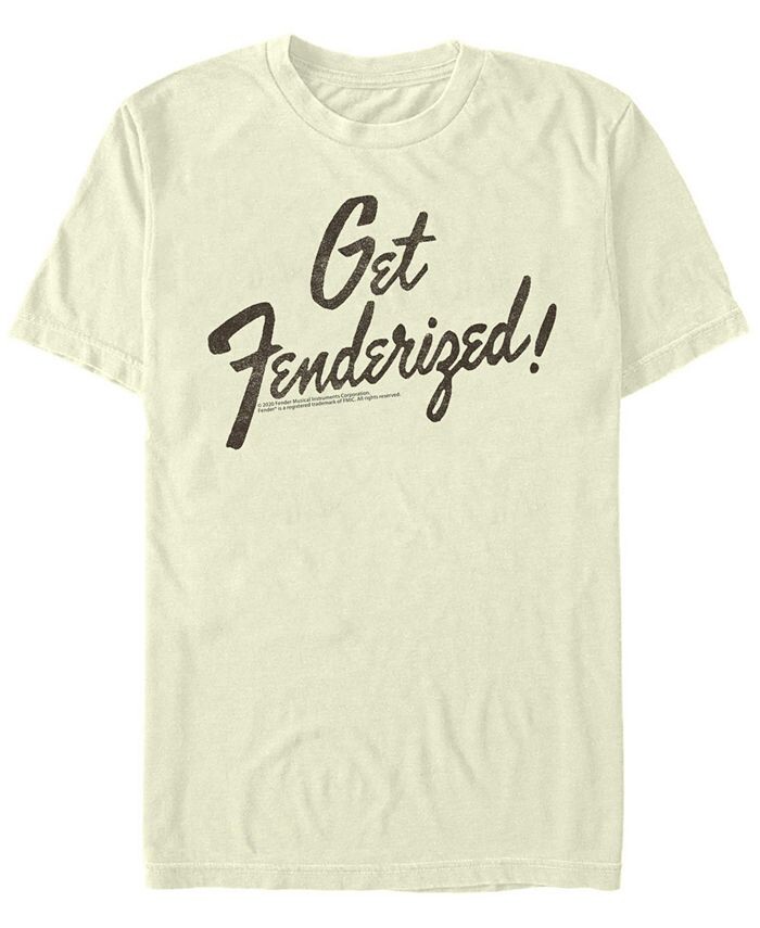 

Мужская футболка с круглым вырезом Get Fenderized с короткими рукавами Fifth Sun, тан/бежевый