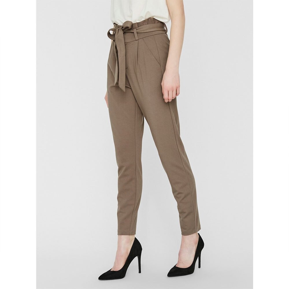 

Брюки Vero Moda Loose Paperbag, коричневый