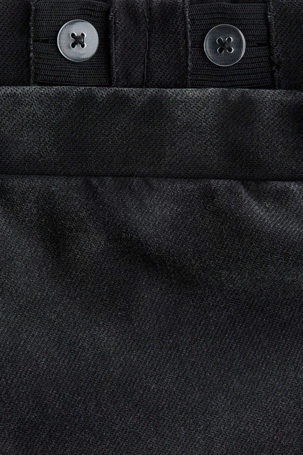 Джеггинсы в джинсовом стиле с широкими штанинами H&M, Ausgewaschenes Denimschwarz — фото 2