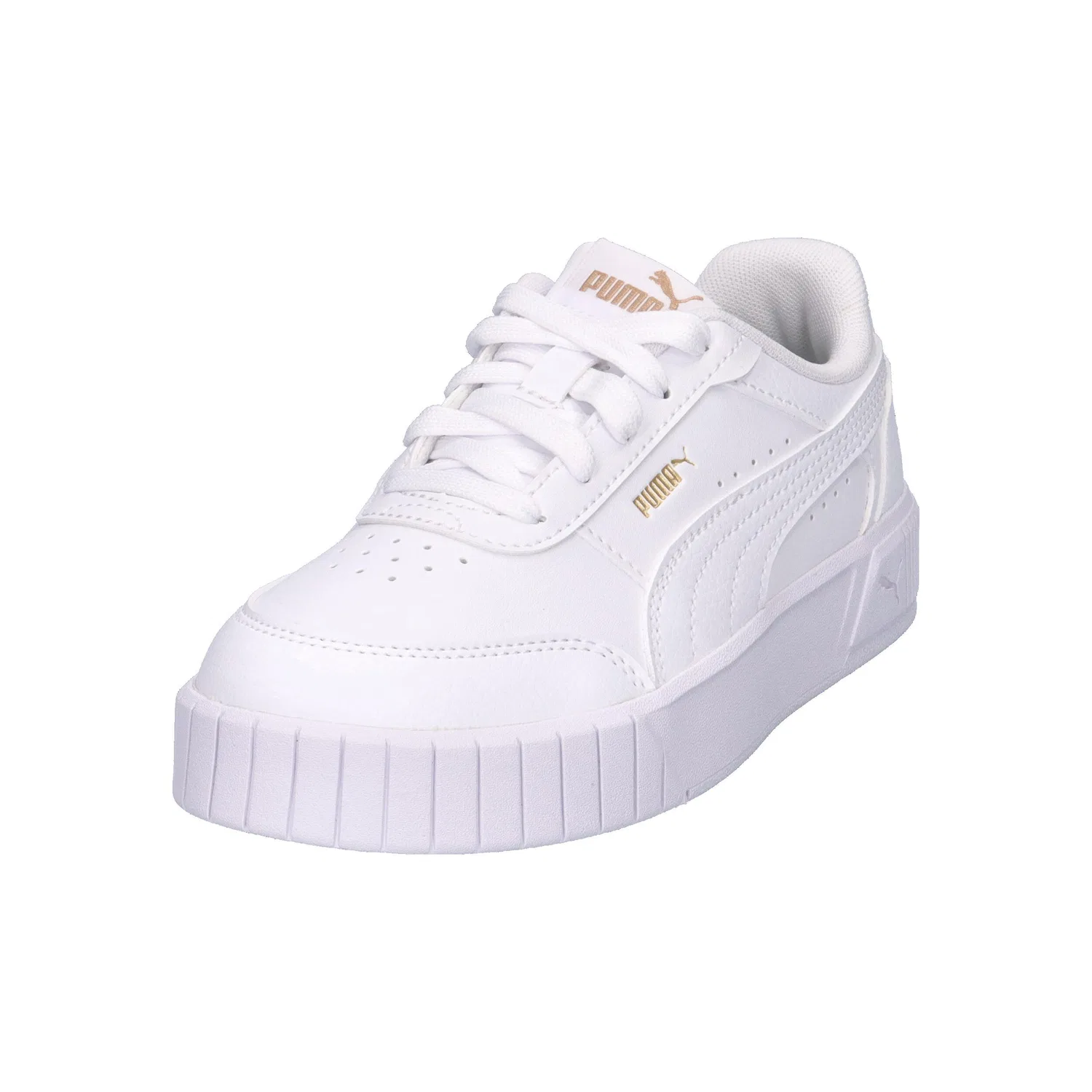 Детские кроссовки для девочек с теннисным дизайном Carina Mia Puma, Weiss — фото 4