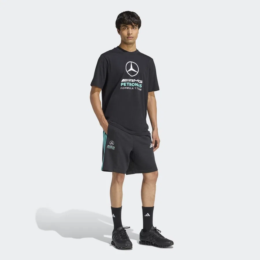 Шорты с принтом Mercedes Amg Petronas Formula 1 Team Dna adidas, Черный