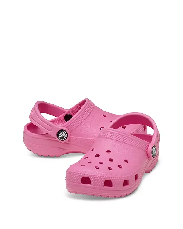 Детские сабо с перфорацией Crocs, Pink Lemonade — фото 3