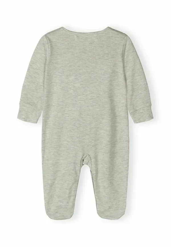Боди с длинным рукавом и закрытыми ножками 5шт Cotton Minoti Grey, White, Beige, белый/серый/бежевый — фото 3