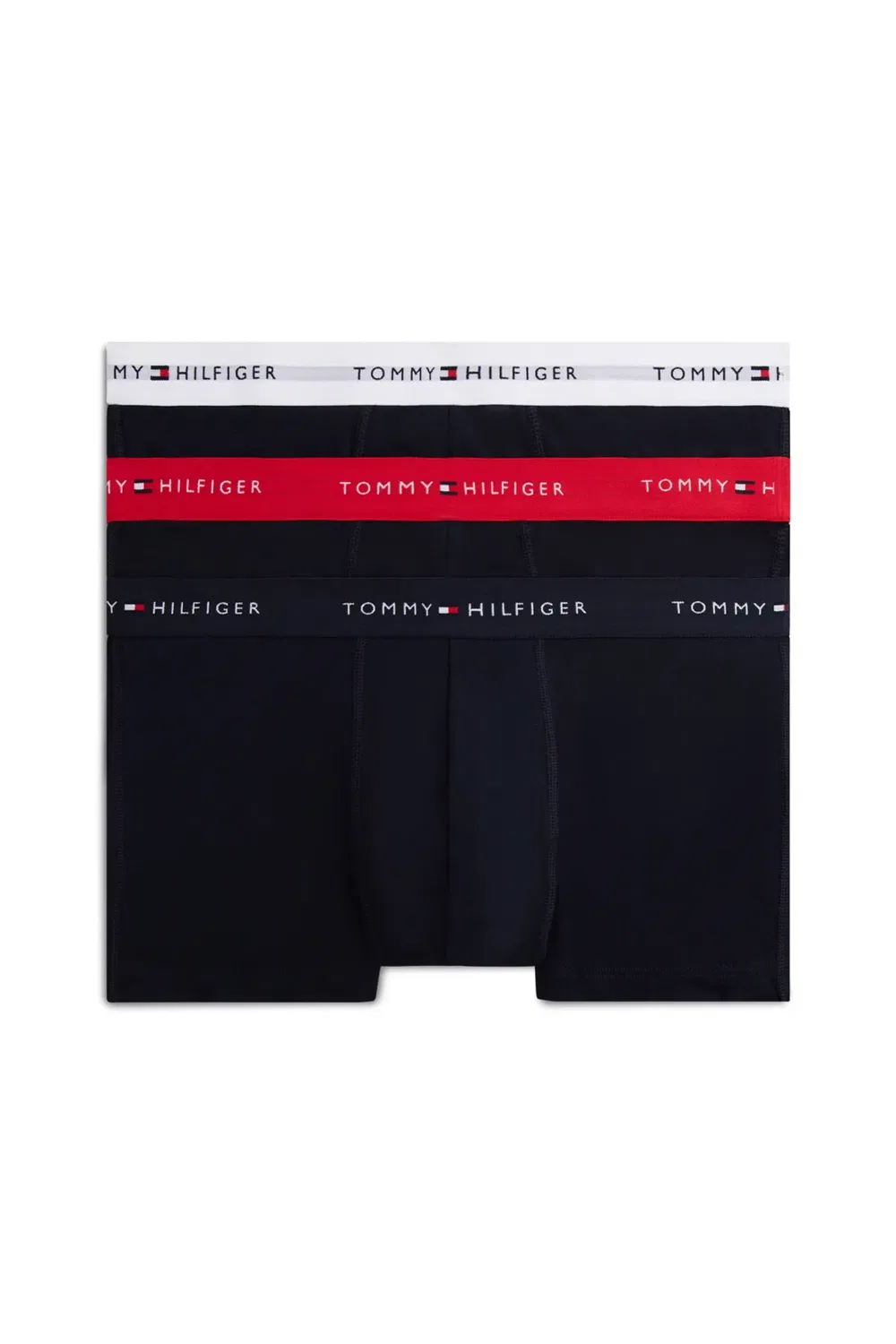 Трусы с логотипом Tommy Hilfiger, комплект из 3 штук, Red White Navy