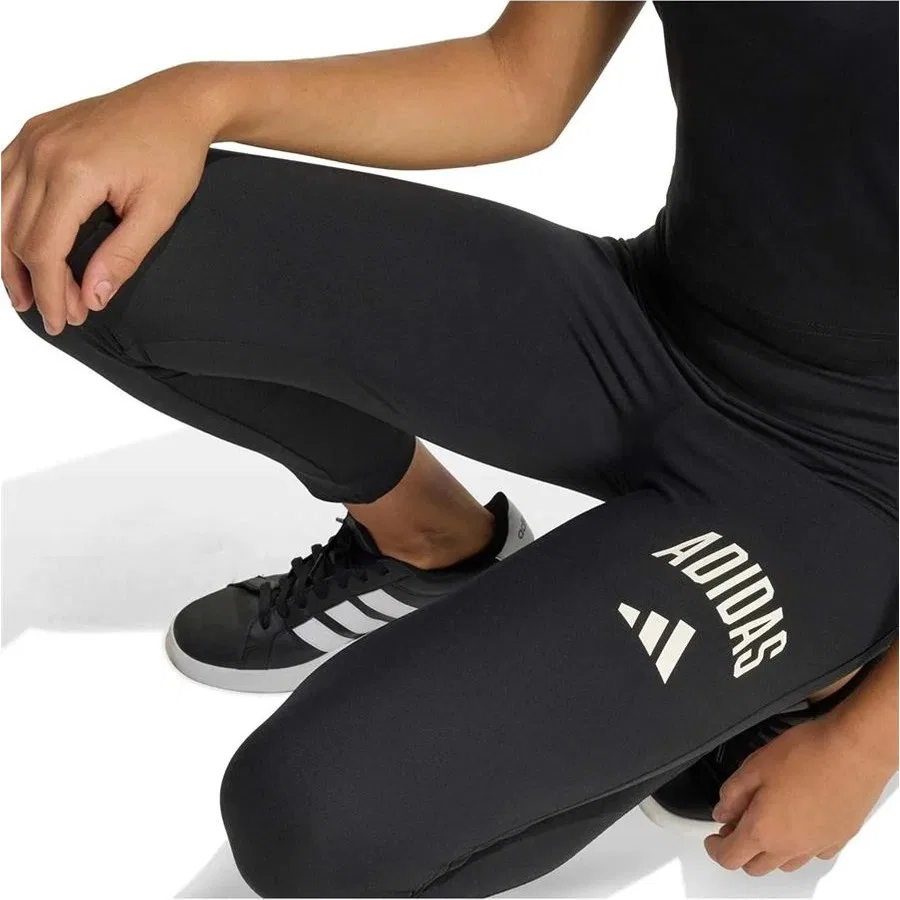 Детские спортивные леггинсы с принтом Jg Clgt Leg adidas, Черный — фото 4
