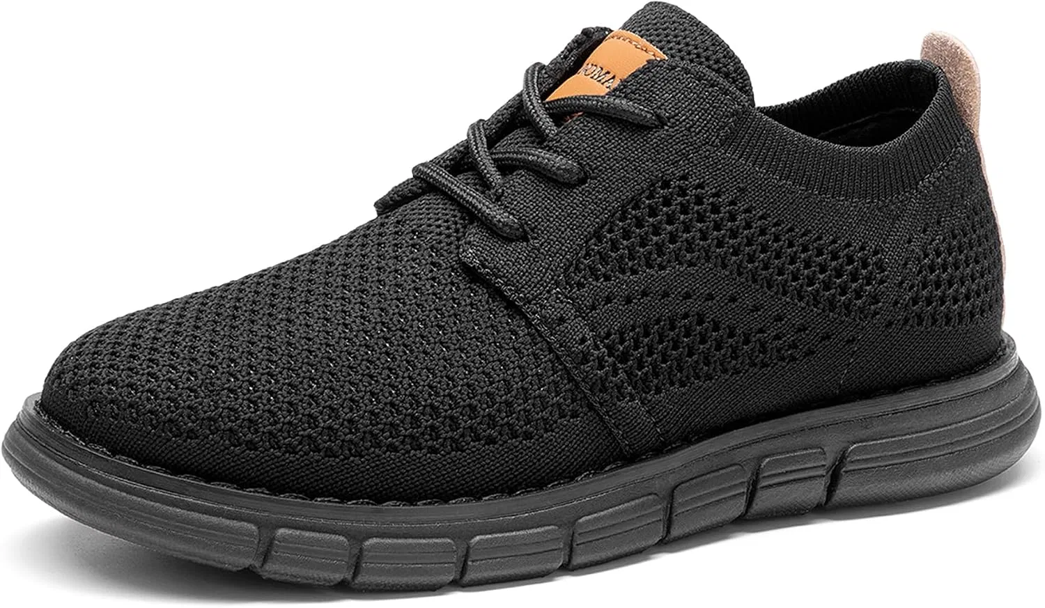 Детские кожаные оксфорды для мальчиков с сеткой Bruno Marc, All Black