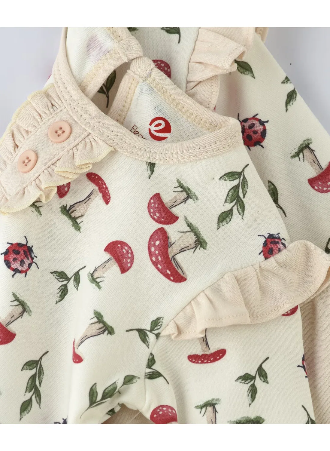 Комплект для новорожденных из хлопка 2 предмета Elegant Kids, мультиколор — фото 4