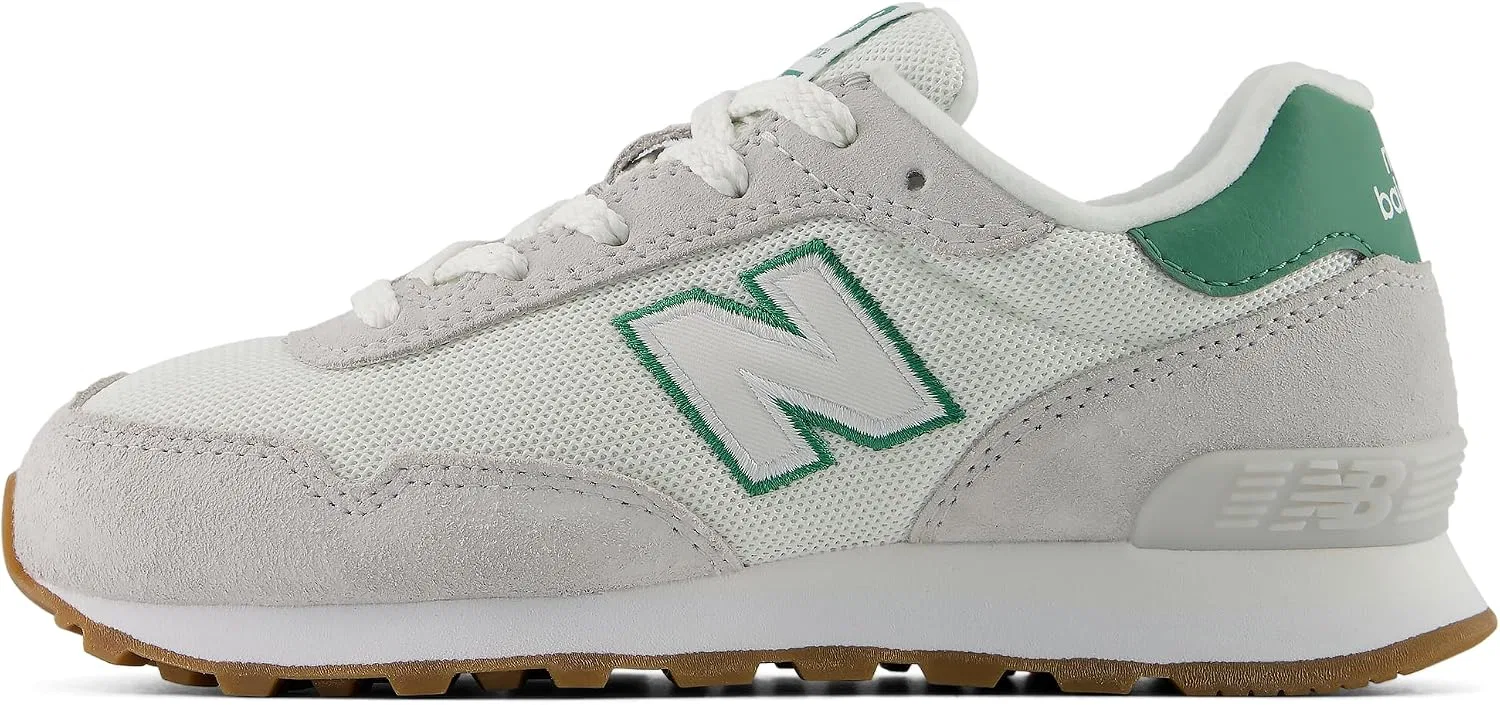 Детские кроссовки на шнуровке 515 Lace New Balance, Grey Matter/Outfield — фото 2