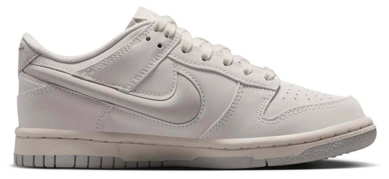 Детские кроссовки для мальчиков с кожаным верхом Nike Dunk Low Lv8 1, Sail/Light Bone/Coconut Milk