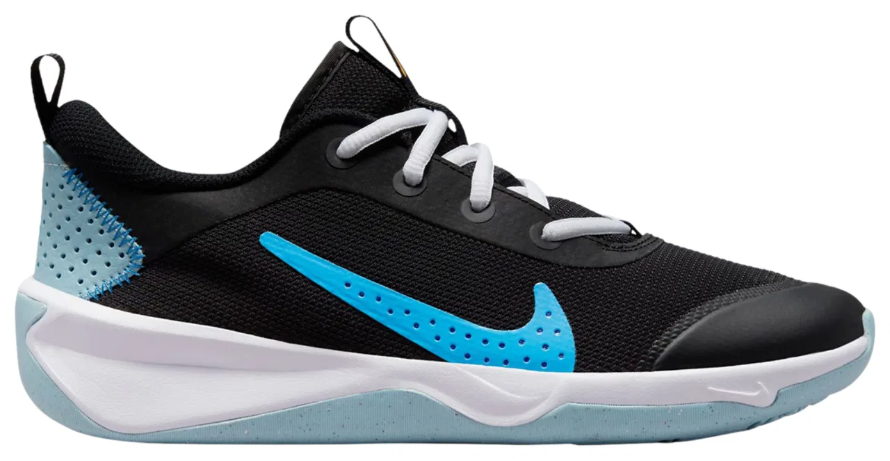 Детские кроссовки для мальчиков легкие Omni Nike, Black/Blue Lightning/Laser Orange