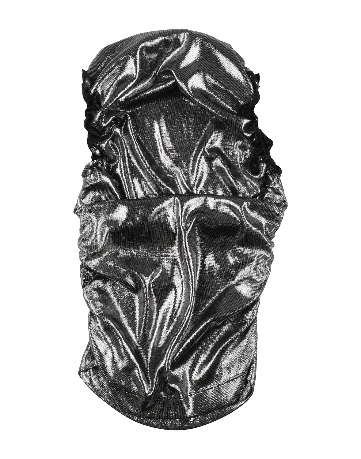 Детская блузка-футболка для девочек с драпировкой Monnalisa, Gunmetal — фото 2