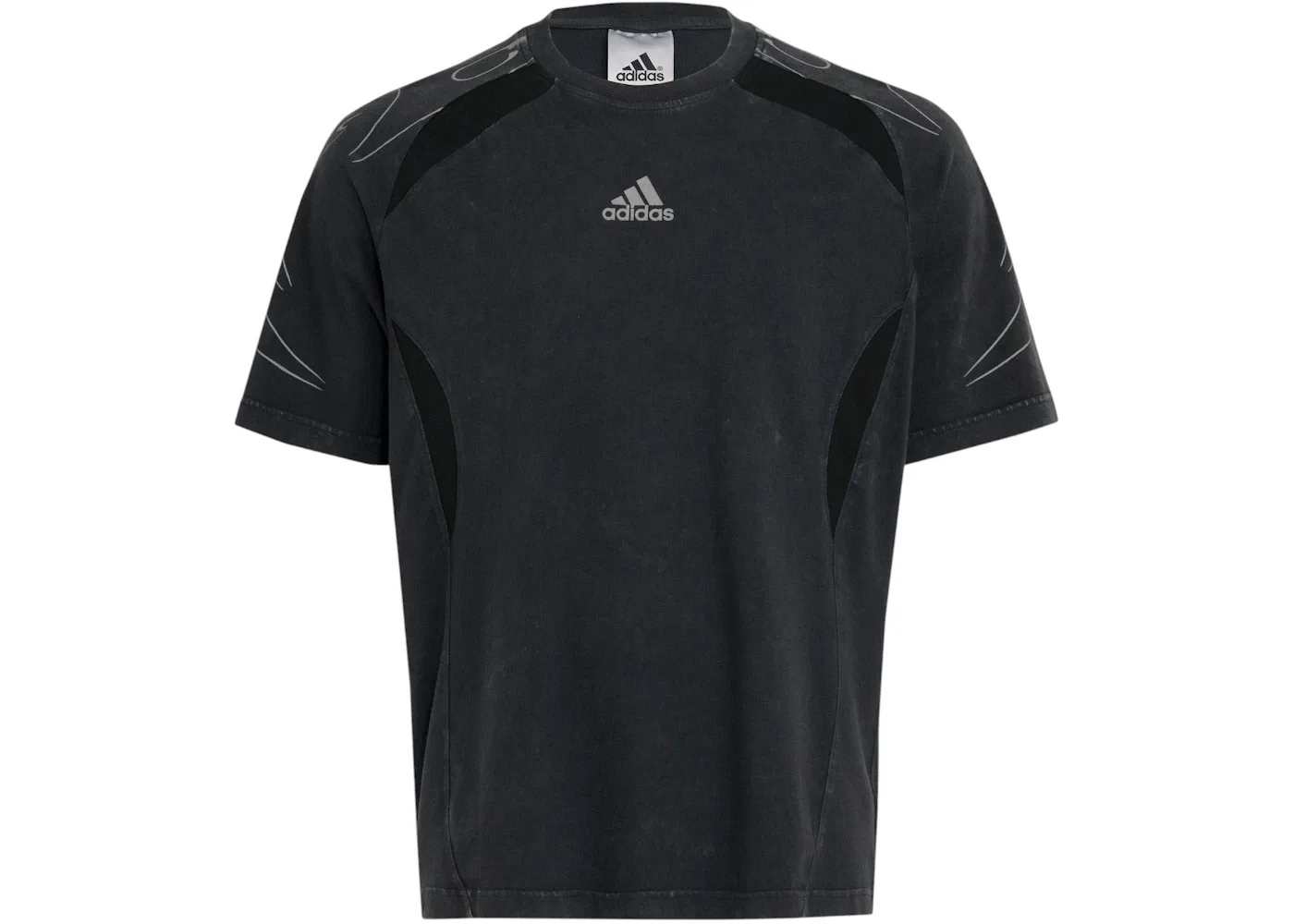 Мужская футболка с принтом Adilenium Teamgeist Adidas, Black