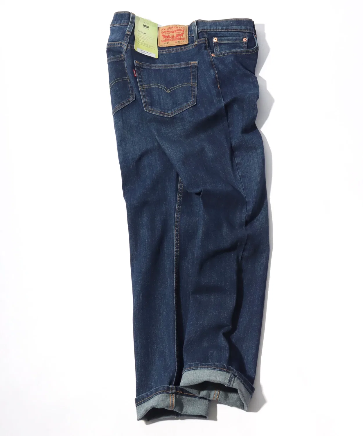 Мужские джинсы slim fit с принтом 511 Slim Fit Stretch Denim Levi's, Navy