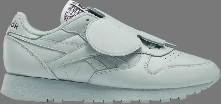 

Кроссовки eames office x classic leather 'eames elephant - seaside grey' Reebok, серый