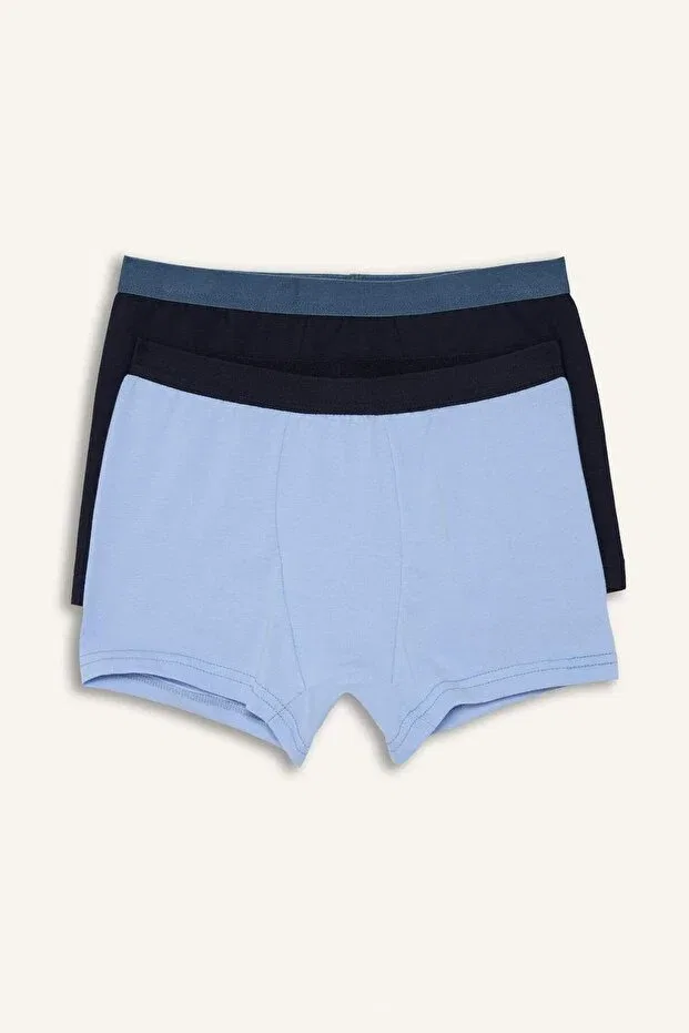 Детские боксеры для мальчиков хлопковые набор 2 шт Defacto, Navy Blue Nv30