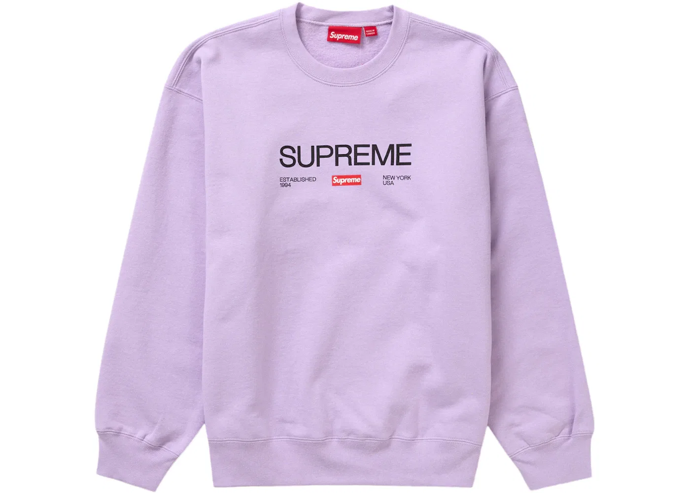 Мужской свитшот с круглым вырезом Supreme Crewneck, Violet