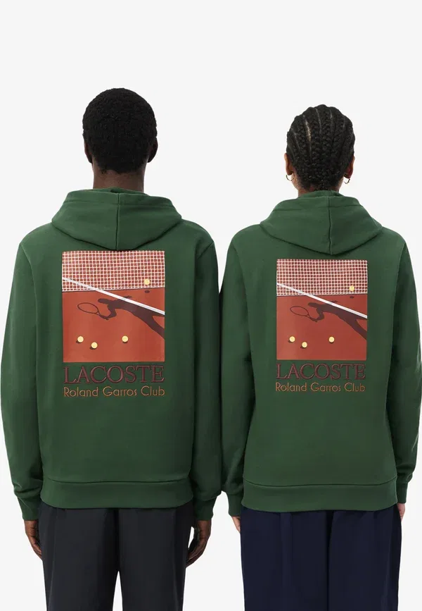Худи Lacoste унисекс, зеленый