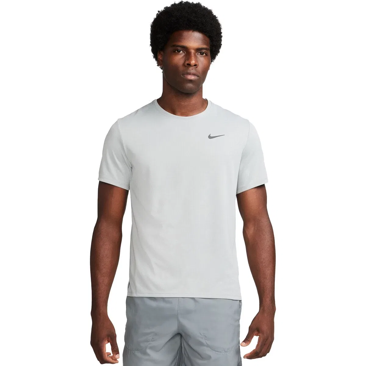 Мужская футболка Nike Dri-FIT UV Miler, Grey Fog/Particle Grey/Reflective Silver