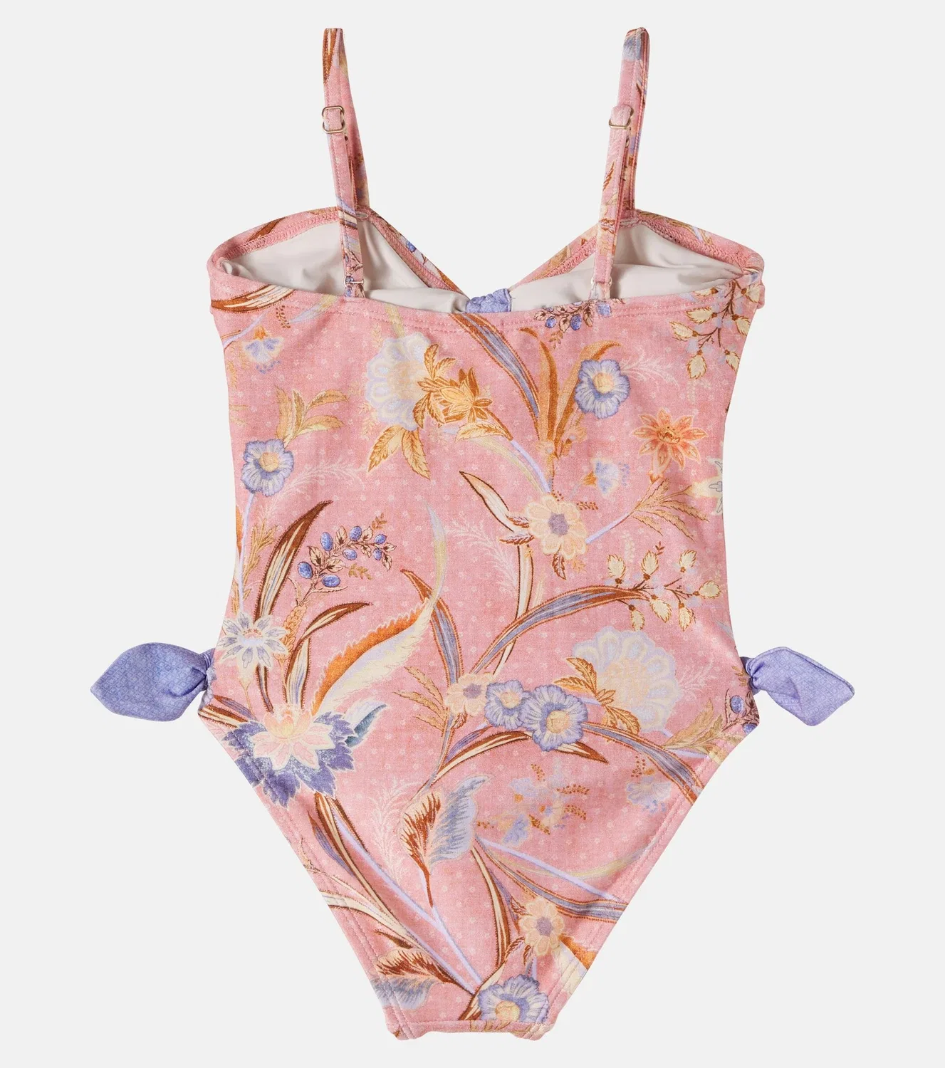 Раздельный купальник с цветочным принтом Indra Zimmermann Kids, Pink Scarf Floral — фото 2