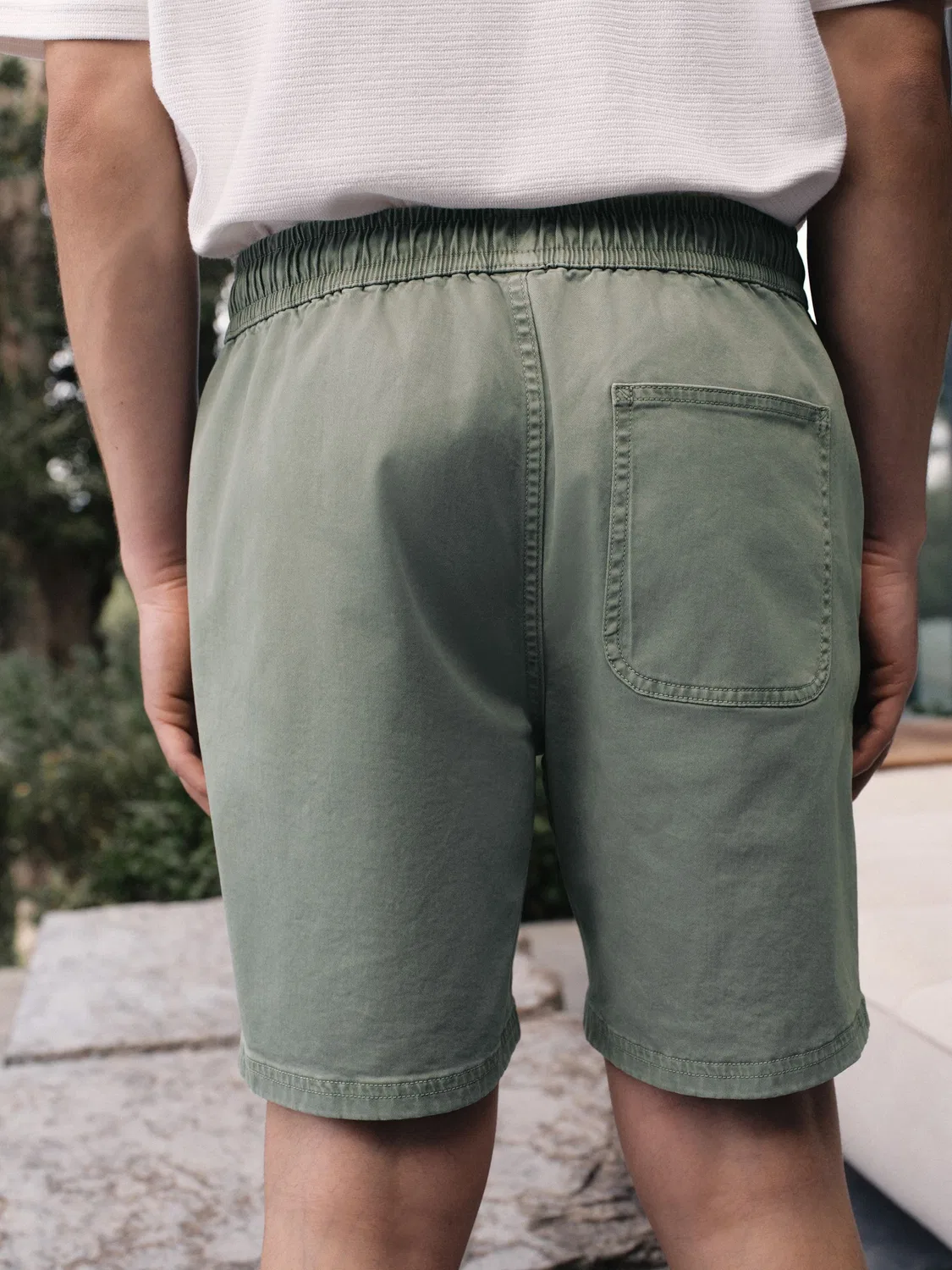 Шорты классические Green Classic Garment Dyed Dock Next, зеленый — фото 4