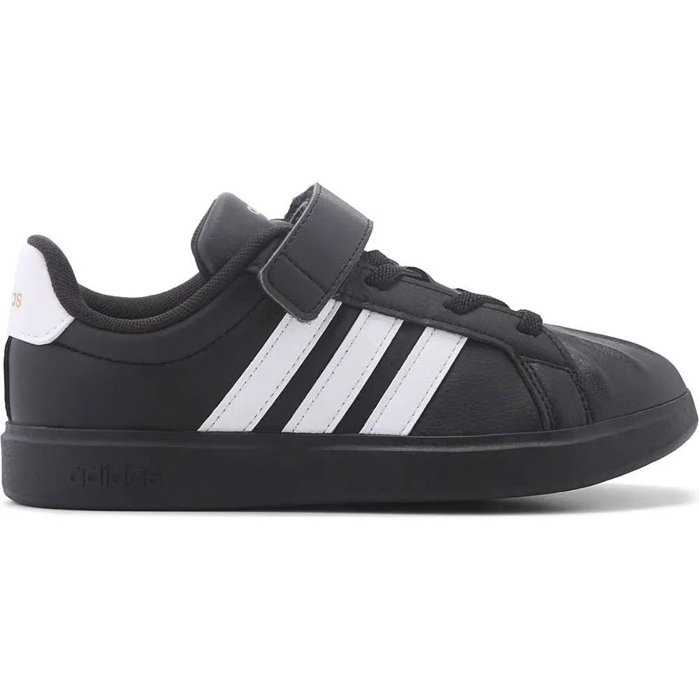 Детские кроссовки Streettalk Adidas, Black/Black/White — фото 2