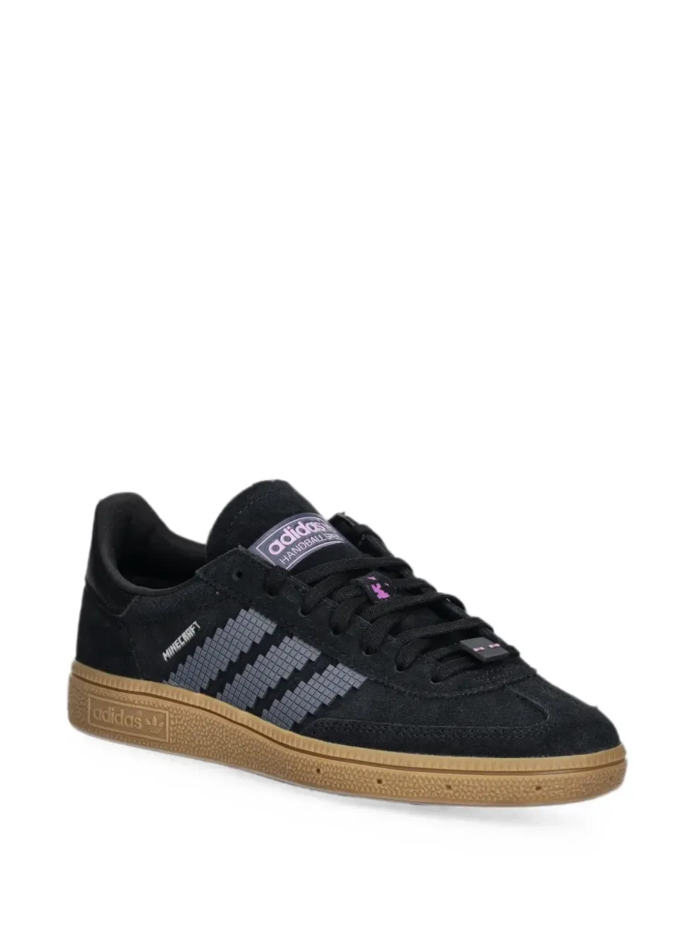 Кроссовки Minecraft в полоску Adidas Kids, черный