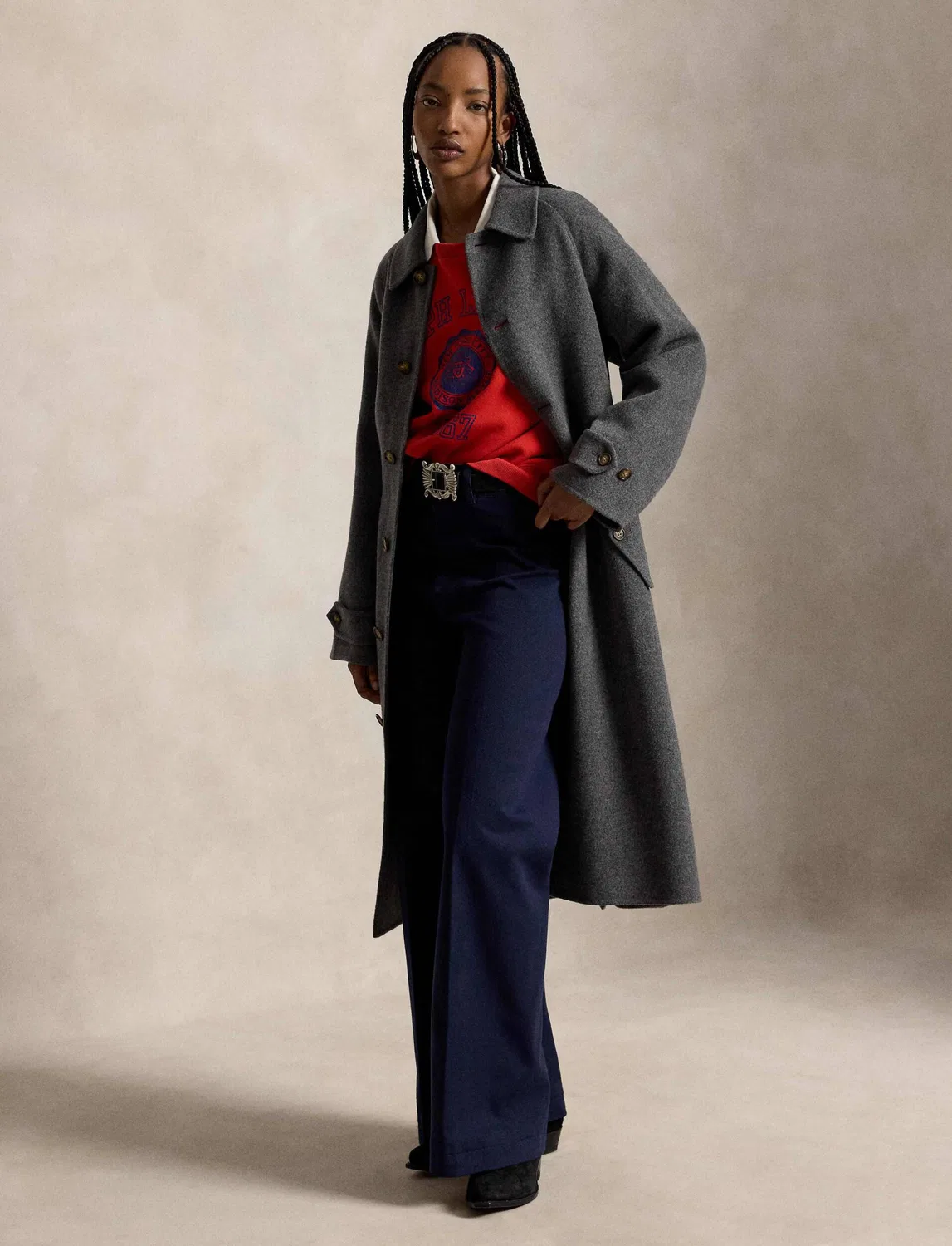 Свитшот с длинным рукавом Polo Ralph Lauren, Rosso — фото 2