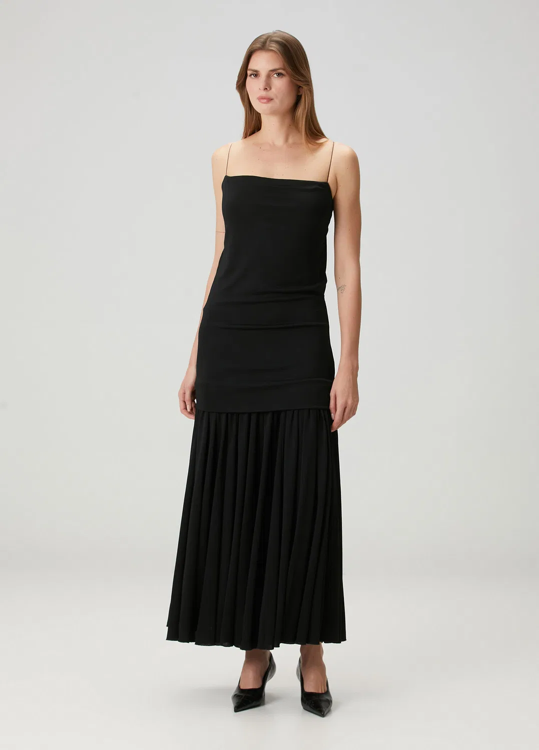Платье макси Jacquemus Abiha, black