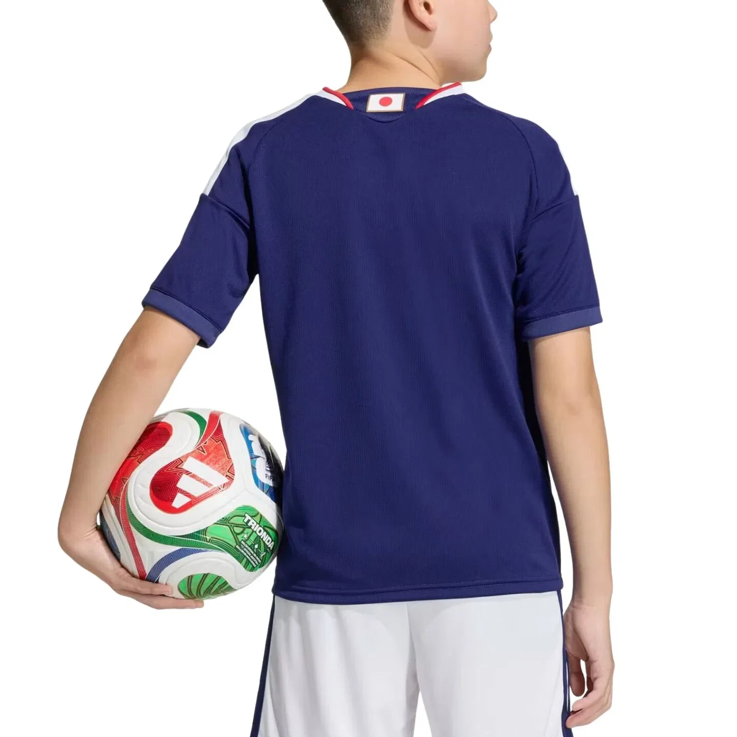 Детская футболка для мальчиков Adidas Japan 26 Home Jersey, синий — фото 4