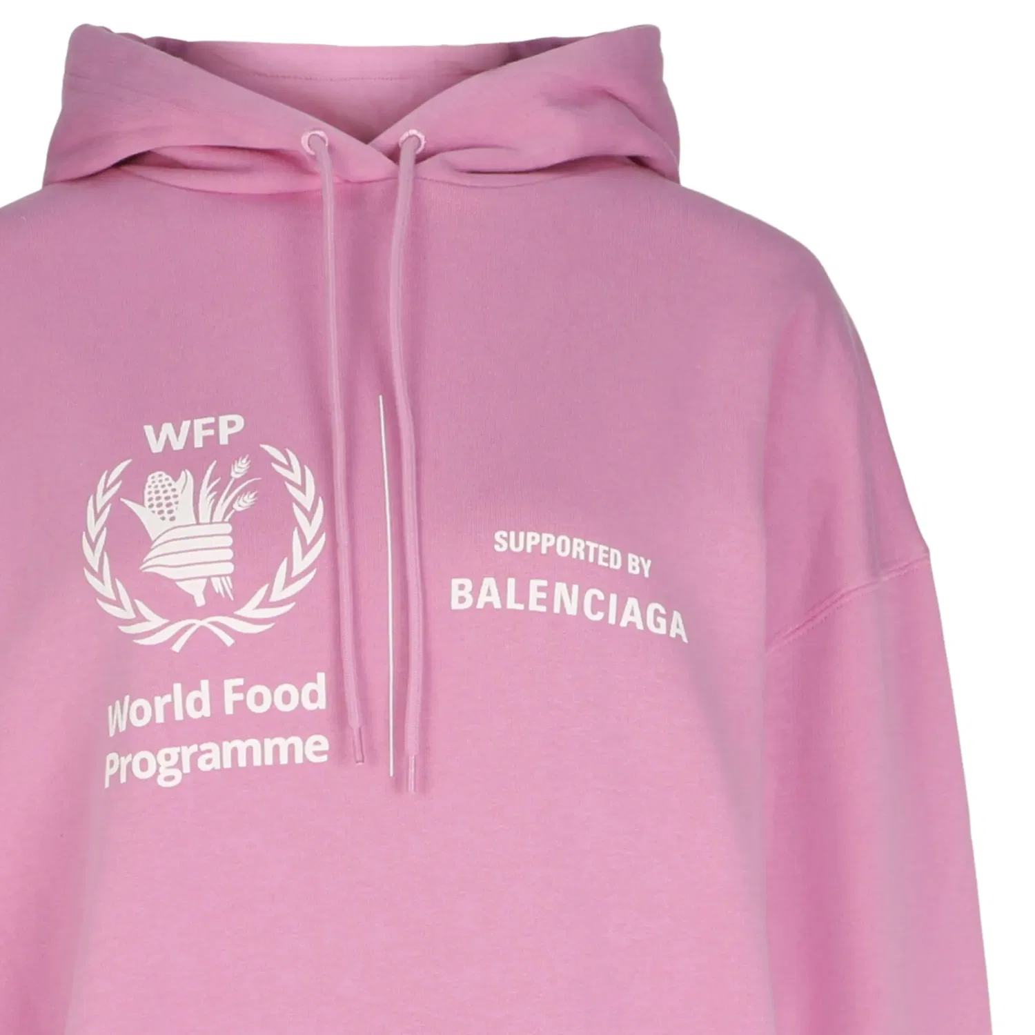 Худи Balenciaga x World Food Programme, розовый — фото 3
