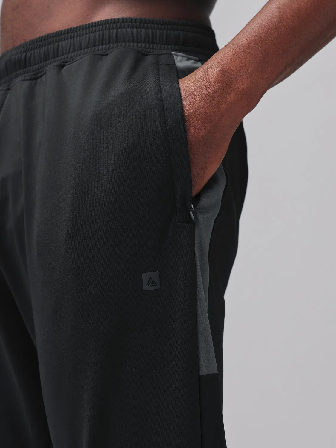 Джоггеры спортивные, Slim Fit, Active Woven Next, черные/серые — фото 4