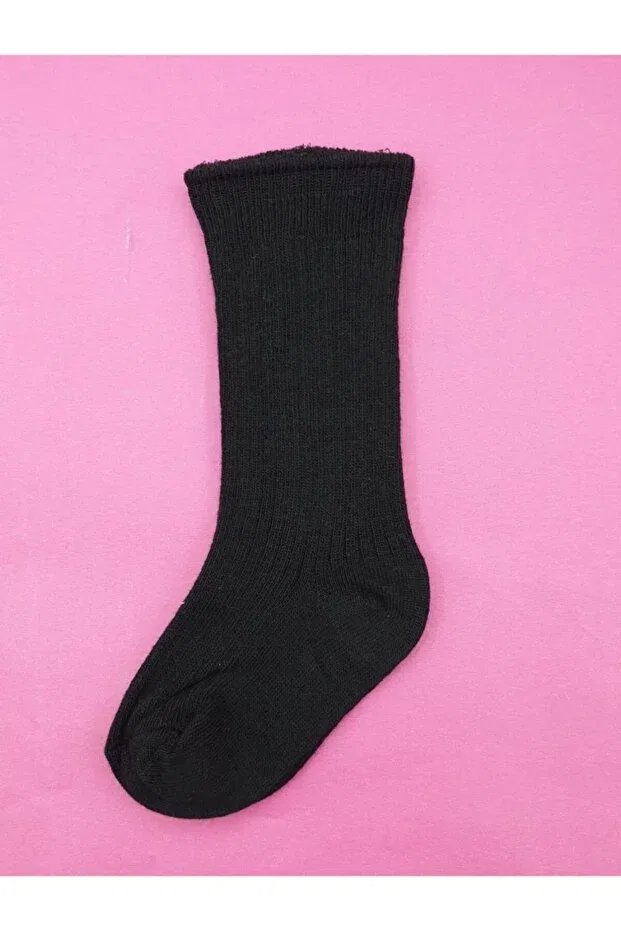 Детские носки для новорожденных до колена Kardeşler Baby, Black