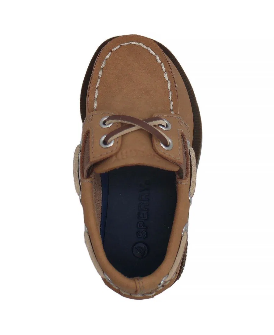 Туфли-лодочки Sperry Toddler Authentic Original Boat Shoes, Chestnut Leather — фото 4