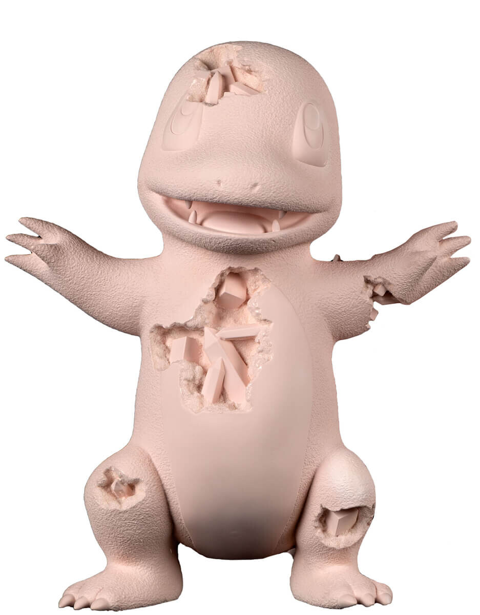 

Фигурка Daniel Arsham x Pokemon Crystalized Charmander Figure, розовый