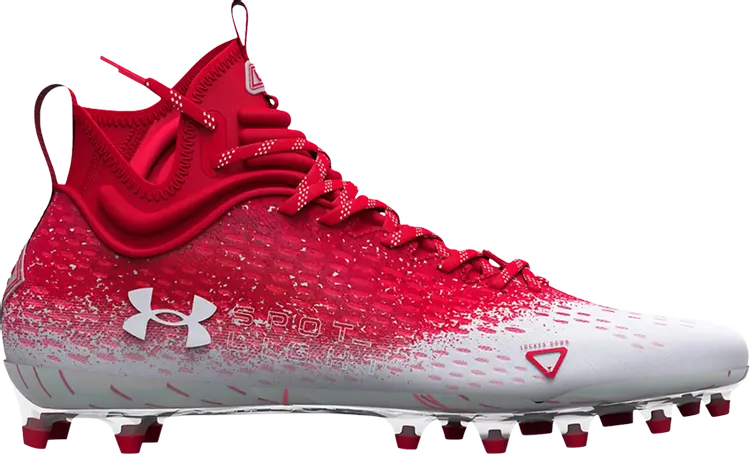 

Бутсы Under Armour Spotlight Lux MC 2.0 Red White, красный