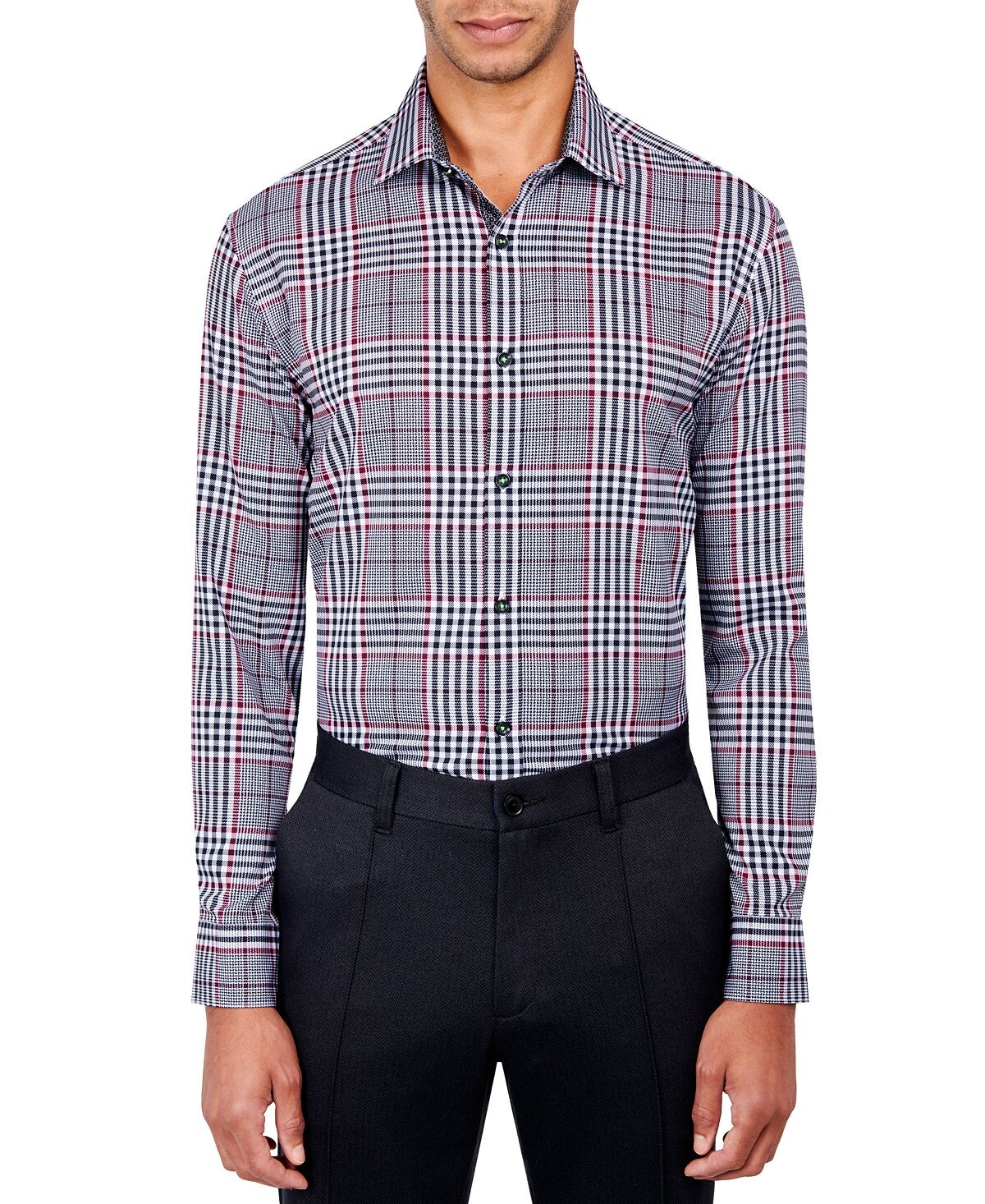 

Мужская классическая рубашка slim fit в клетку Society of Threads