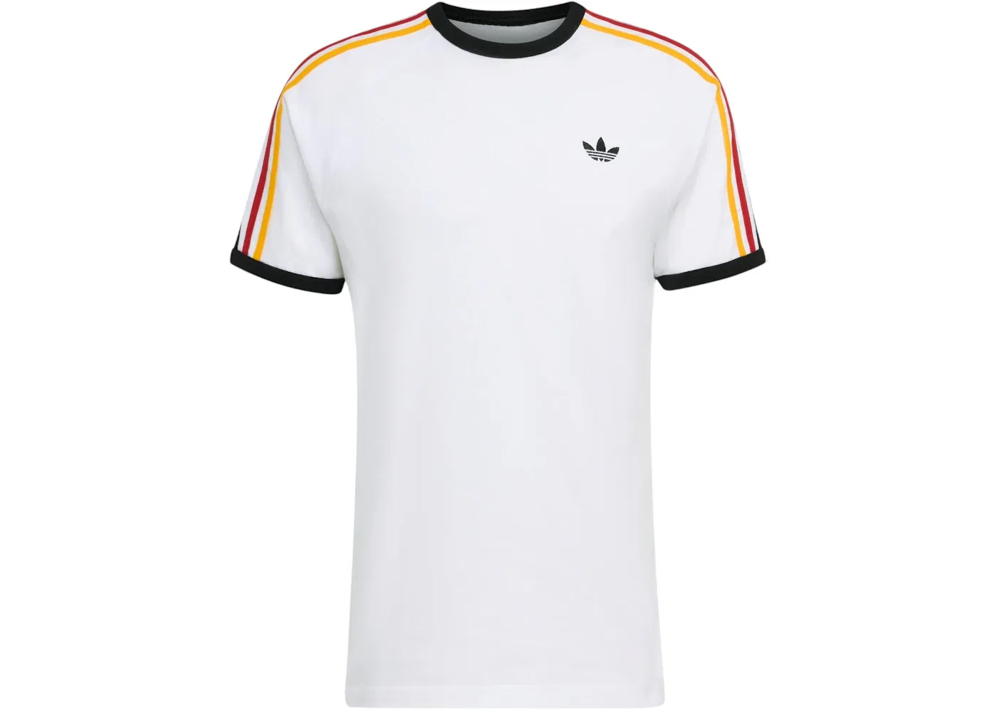 Мужская футболка с принтом Adidas T-Shirt, Cloud White Collegiate Gold Power Red