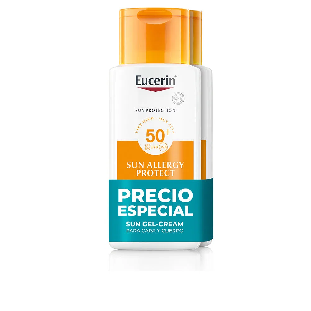 Солнцезащитный гель-крем для лица SPF50+ Eucerin SUN ALLERGY PROTECT, 2 x 150 мл