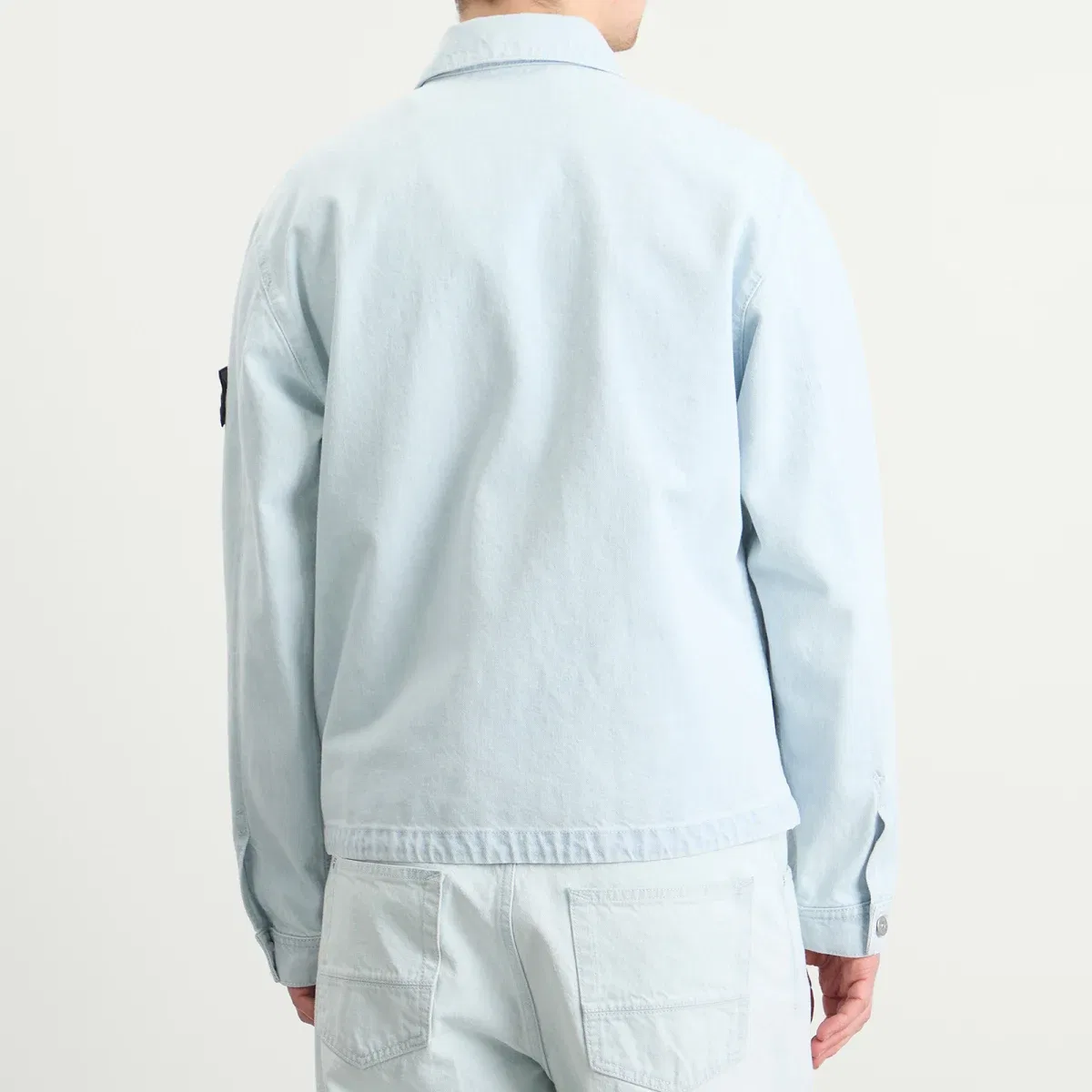 Джинсовая куртка с эффектом выцветания Denim Research Stone Island, Extra Bleach — фото 3