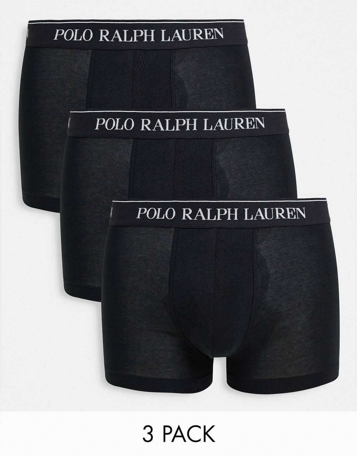 

Комплект из 3 черных трусов Polo Ralph Lauren