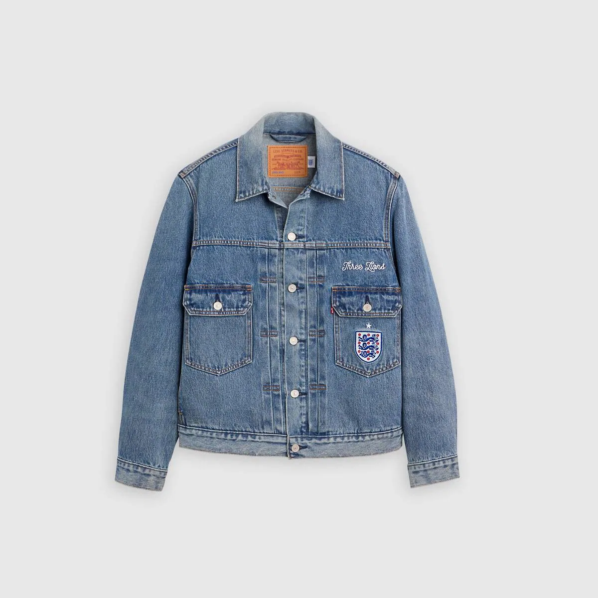 Куртка Levi's England Football Type II, England - Dark Wash