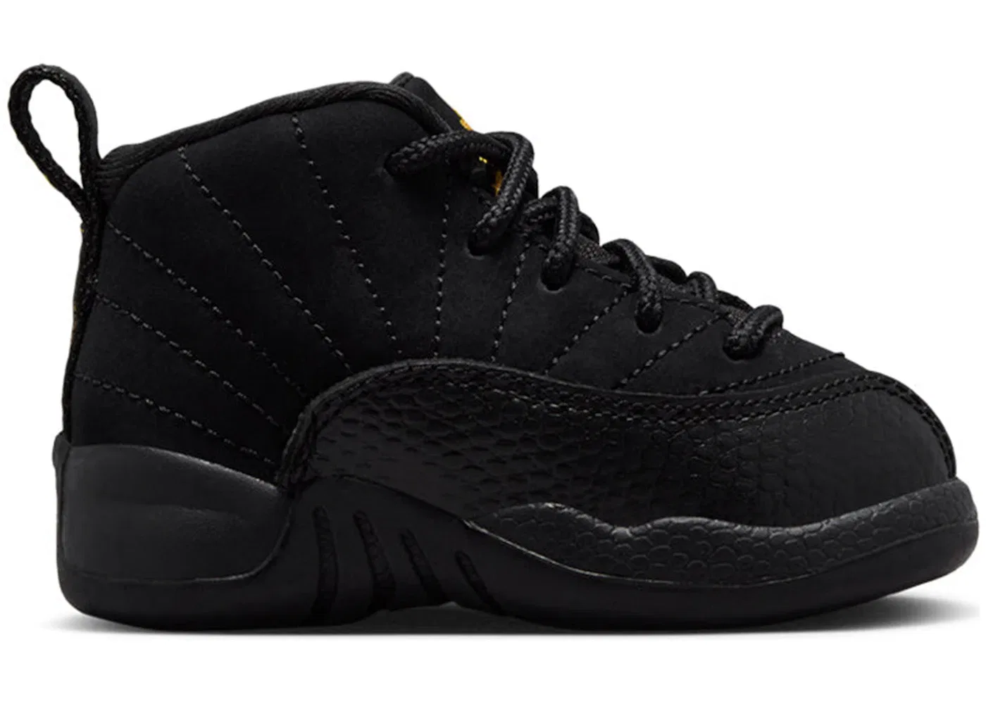 Детские кроссовки Lifestyle с принтом Jordan 12 Retro Jordan, Black/Taxi