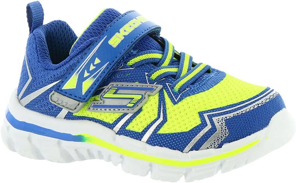 Детские кроссовки для мальчиков NITRATE-95358N Skechers, Lime/Blue — фото 2