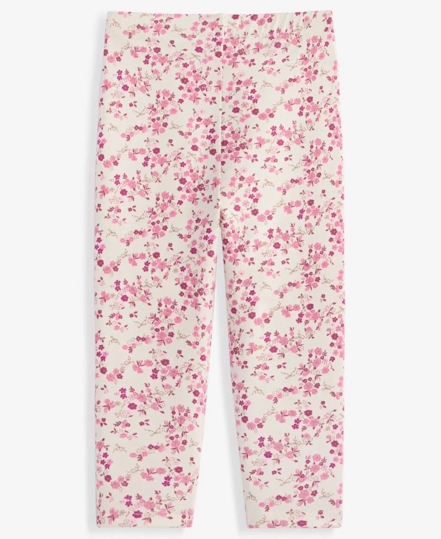 Леггинсы с принтом, модель Mix and Match Floral-Print First Impressions, Delicate Ivory