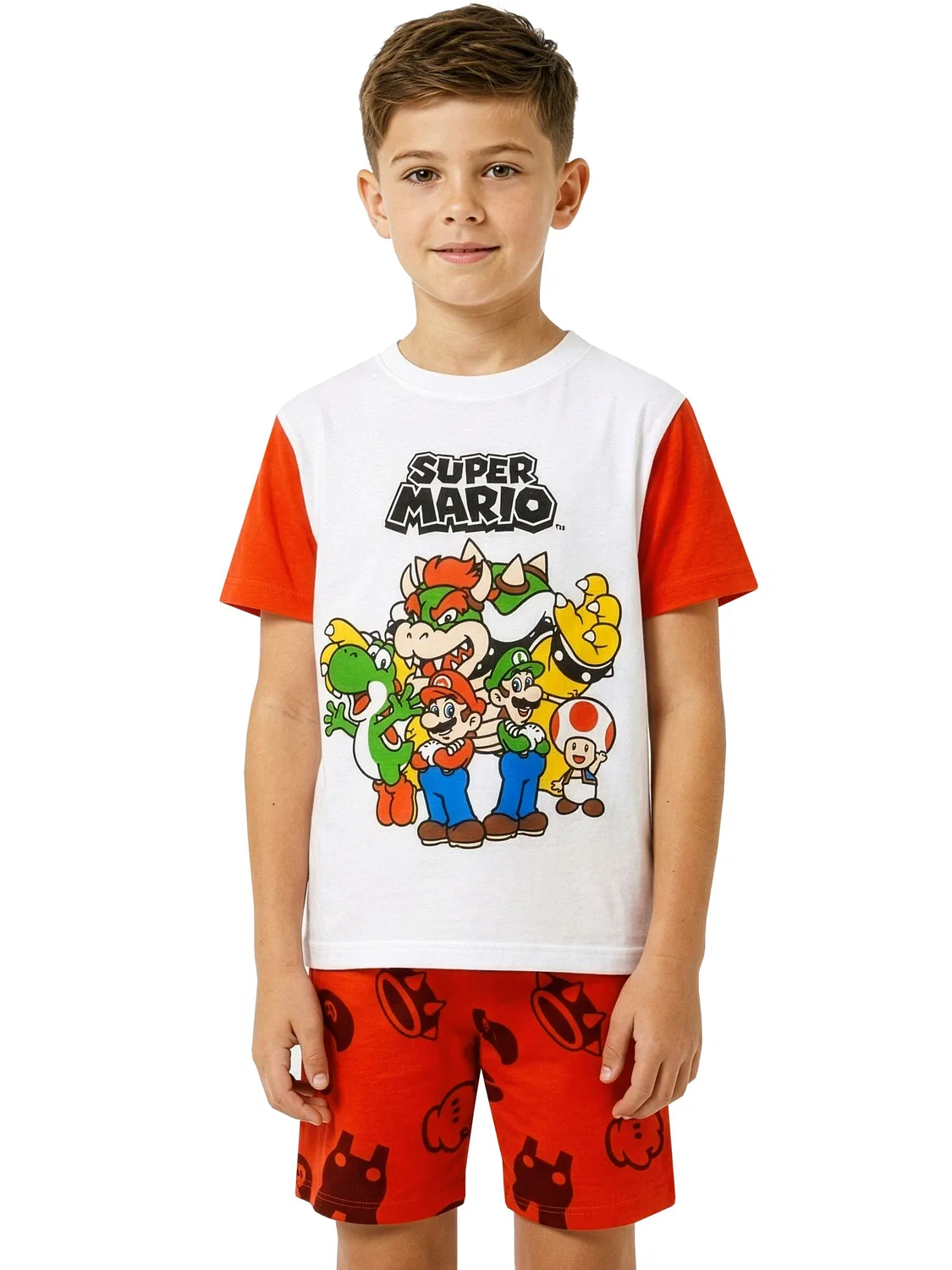 Пижама короткая Super Mario Character, красный