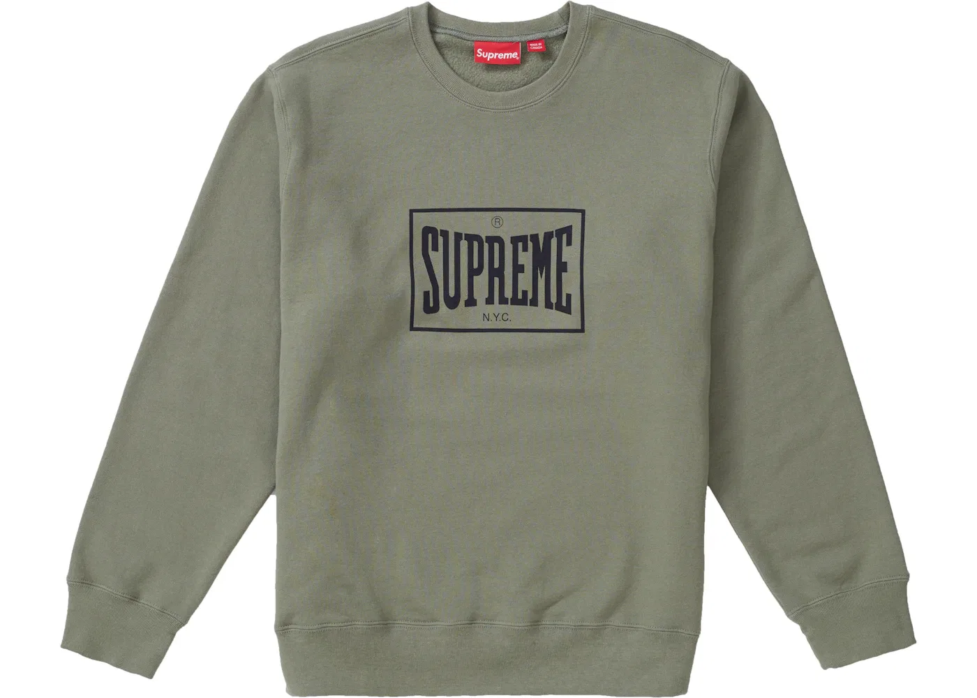 Мужской свитшот с принтом Warm Up Supreme, Light Olive