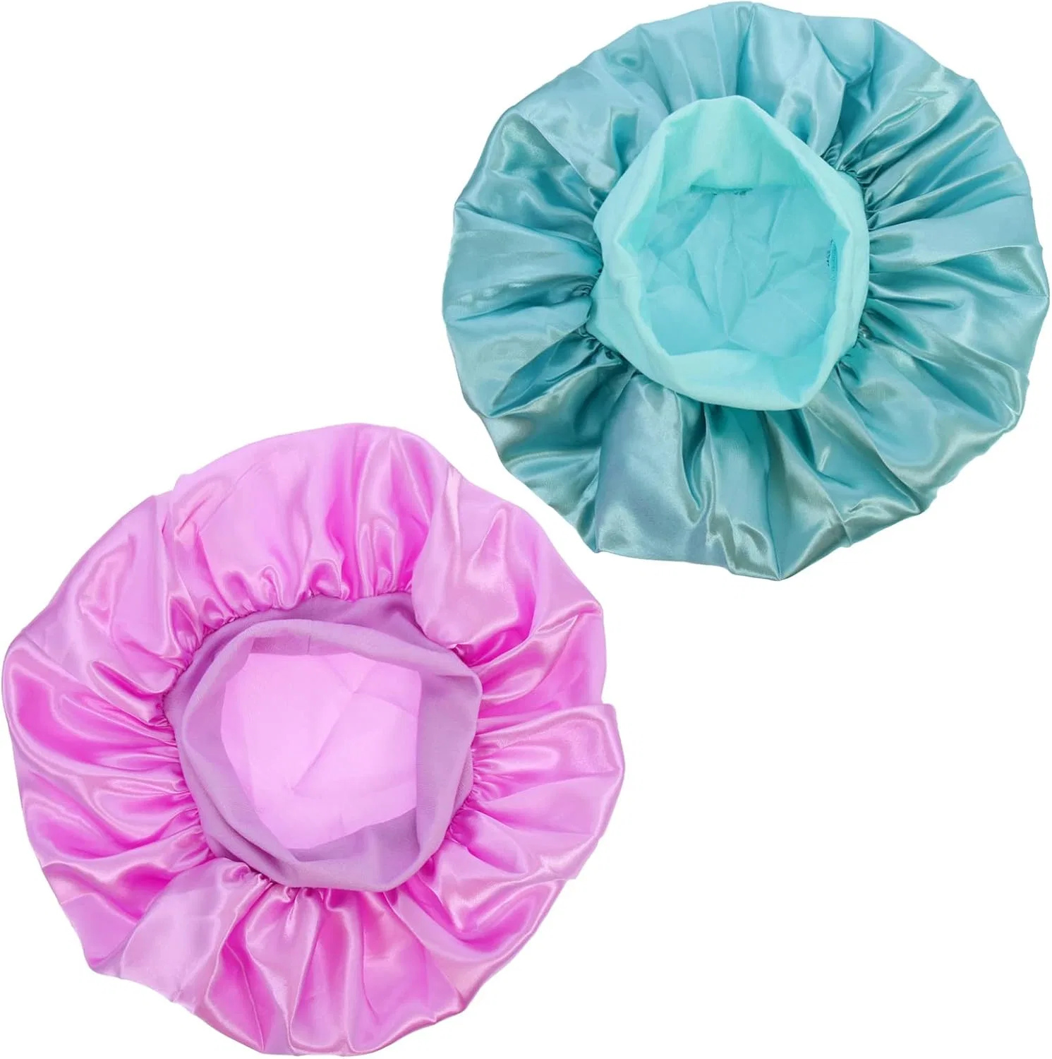 Шапочка для душа Satin, FRCOLOR, 10 шт, Зеленый — фото 2